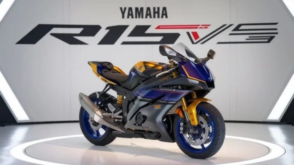 Yamaha R15 V5 2025 – 87 KMPL Mileage, 0–100 km/h in 6 Sec, Stylist Control Bike, Bluetooth Dashboard & LED Headlamps at ₹5,899 EMI!